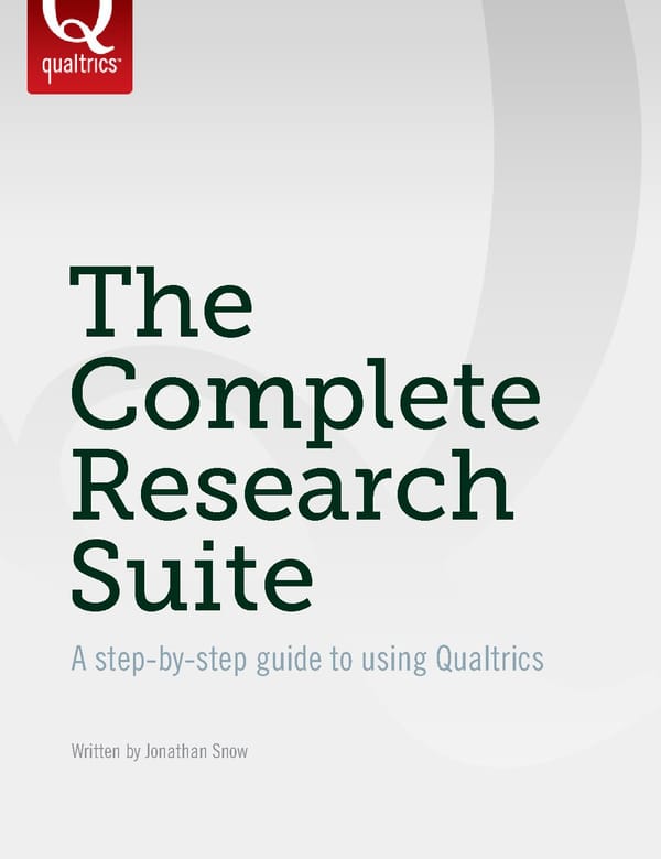 The Complete Research Suite - Page 1