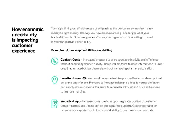 Making the case for CX in times of uncertainty - Page 8