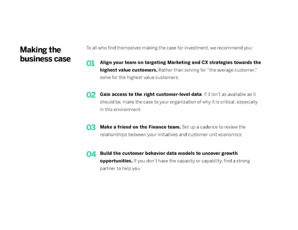 Making the case for CX in times of uncertainty - Page 18